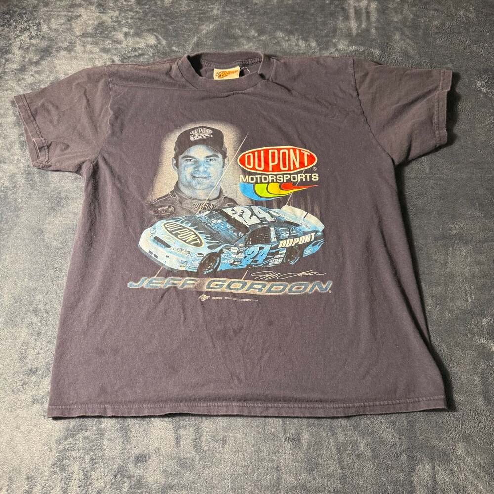 Vintage Winners Circle Jeff Gordon NASCAR #24 DuPont Motorsports Graphic T-Shirt